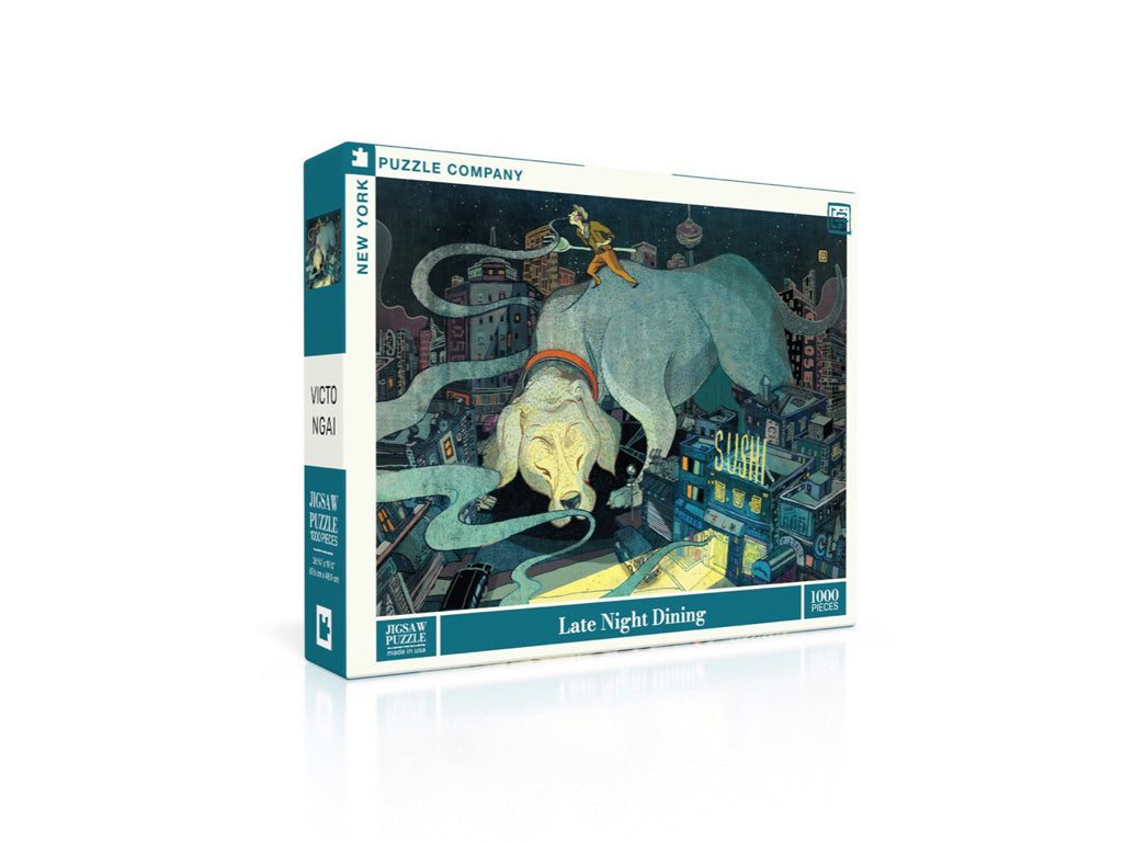 New York Puzzle Company Puzzel Laat Dineren - 1000 stukjes