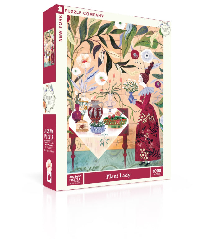 New York Puzzle Company Puzzle Pflanzendame - 1000 Teile