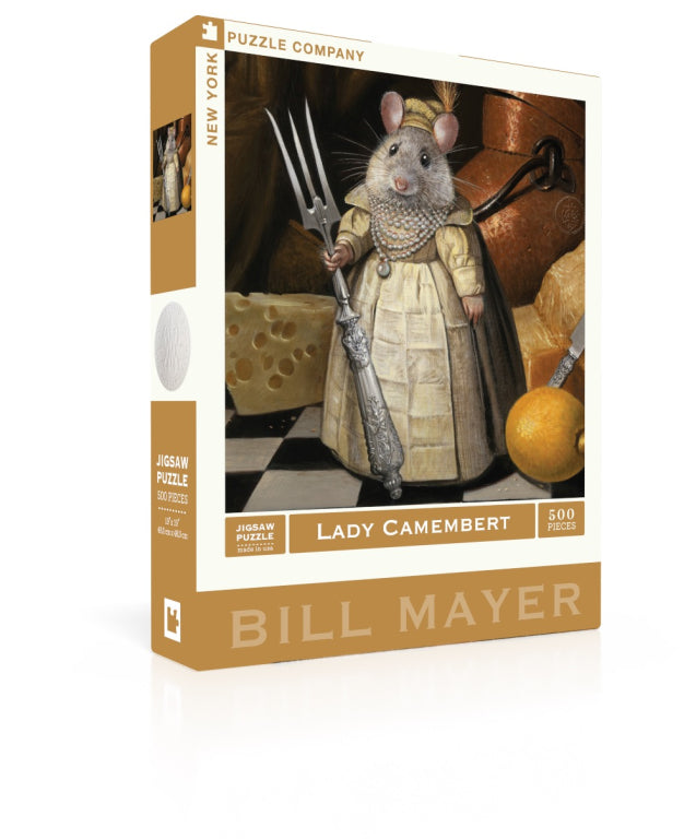 New York Puzzle Company Puzzle Lady Camembert - 500 pieces