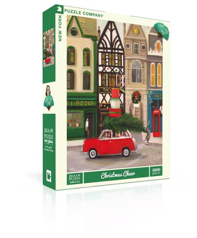 New York Puzzle Company Puzzel Kerstvreugde - 1000 stukjes