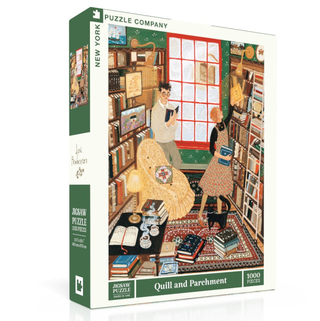 New York Puzzle Company Puzzel Veer en Perkament - 1000 stukjes