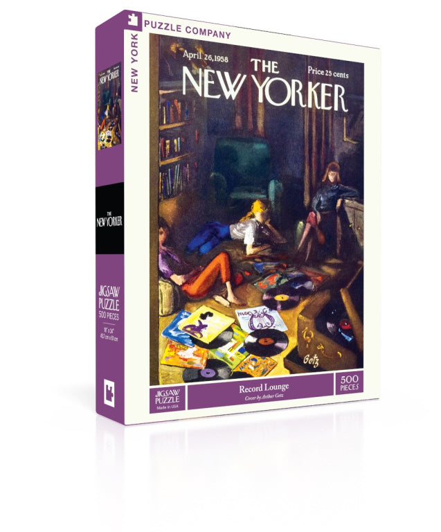 New York Puzzle Company Record Lounge Puzzle – 500 Teile