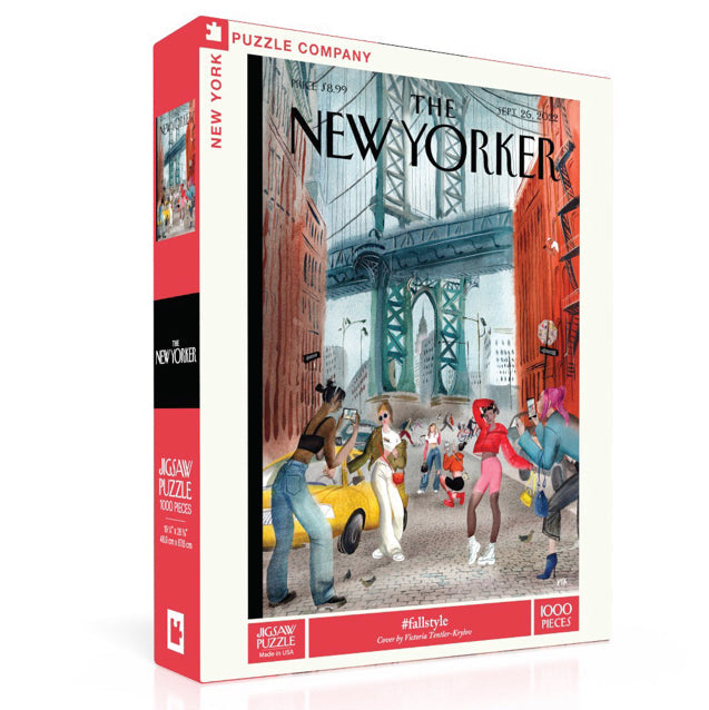 New York Puzzle Company Puzzel - Herfststijl - 1000 stukjes