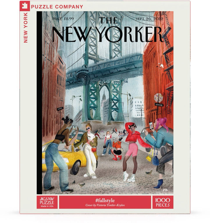New York Puzzle Company Puzzel - Herfststijl - 1000 stukjes