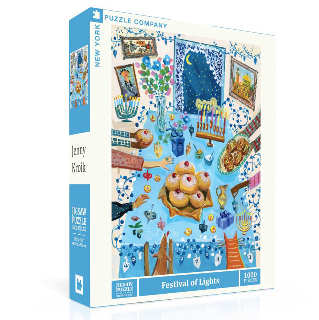 New York Puzzle Company Legpuzzel - Lichtfestival - 1000 stukjes