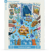 New York Puzzle Company Legpuzzel - Lichtfestival - 1000 stukjes