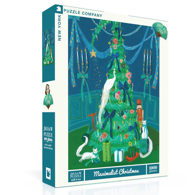 New York Puzzle Company Puzzel - Maximalistische Kerst - 1000 stukjes