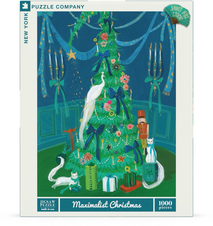 New York Puzzle Company Puzzel - Maximalistische Kerst - 1000 stukjes