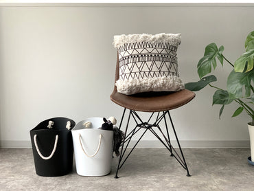 Hachiman Balcolore Opbergmand M - Zwart sfeer