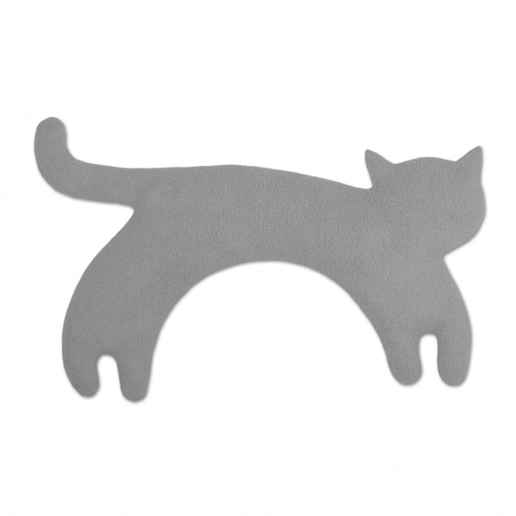 Leschi Warmtekussen Minina kat L - Grijs