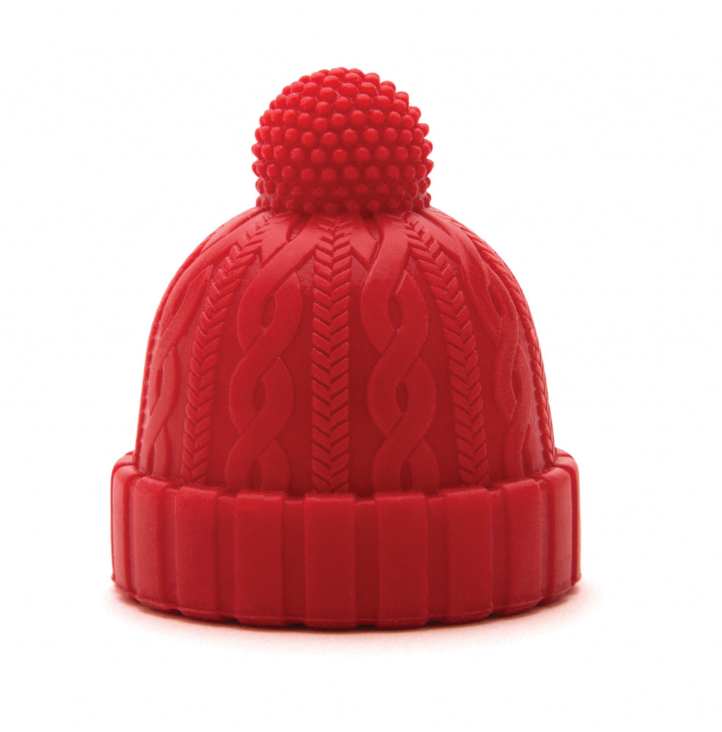 Monkey Business Wijnstopper Beanie set van 2 - Rood/Grijs