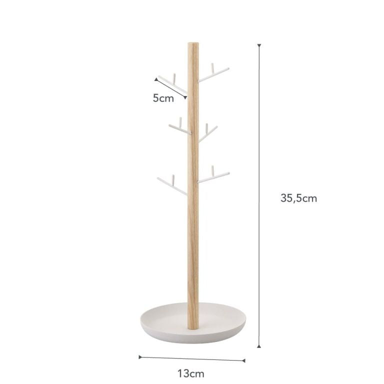 Yamazaki Tosca Jewelry Rack - White