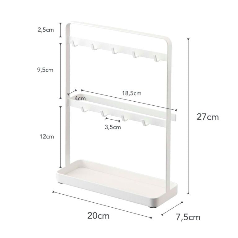 Yamazaki Smart Key Rack White