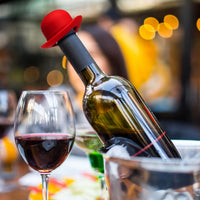 Monkey Business Wine Stopper Bowler Set of 2