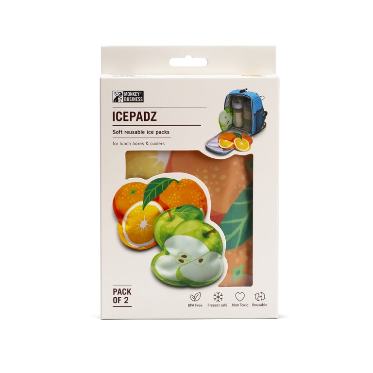 Monkey Business Koelelementen set van 2 - Fruit