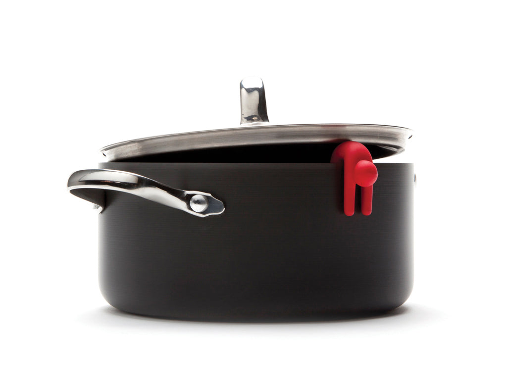 Monkey Business Dekselhouder Lid Sid set van 2 - Rood/Wit