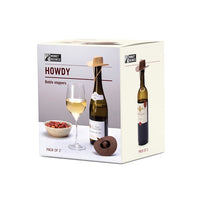Monkey Business Wine Stopper Howdy Set of 2