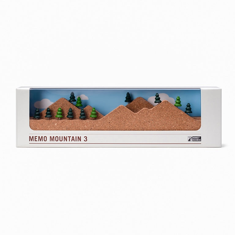 Aapjes Notitiebord kurk Memo Mountain 3