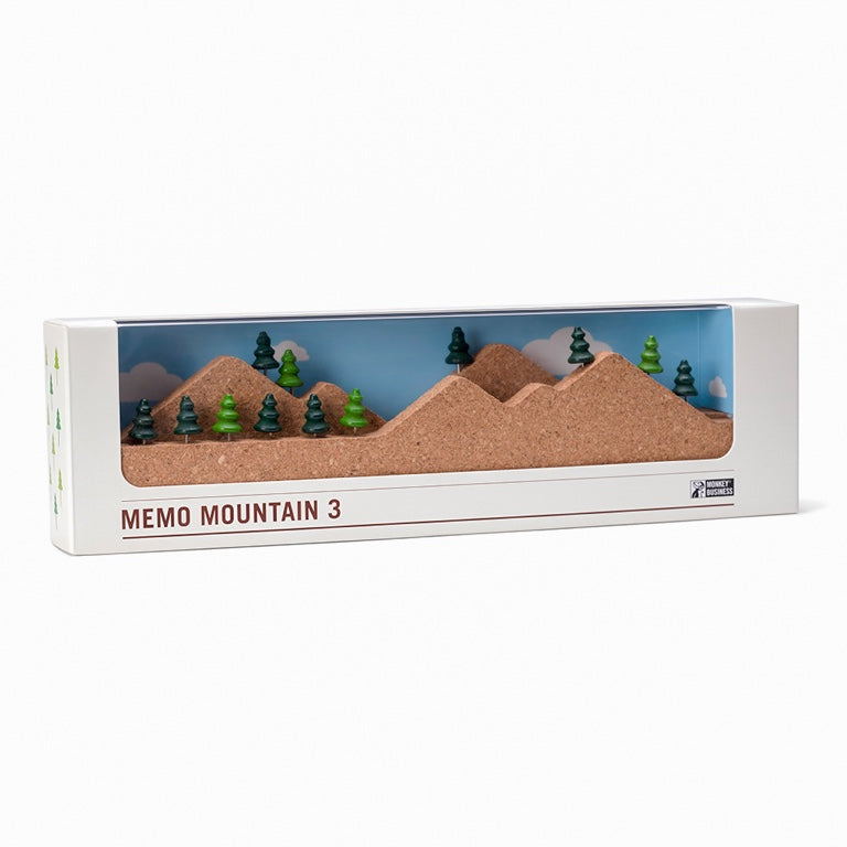 Aapjes Notitiebord kurk Memo Mountain 3