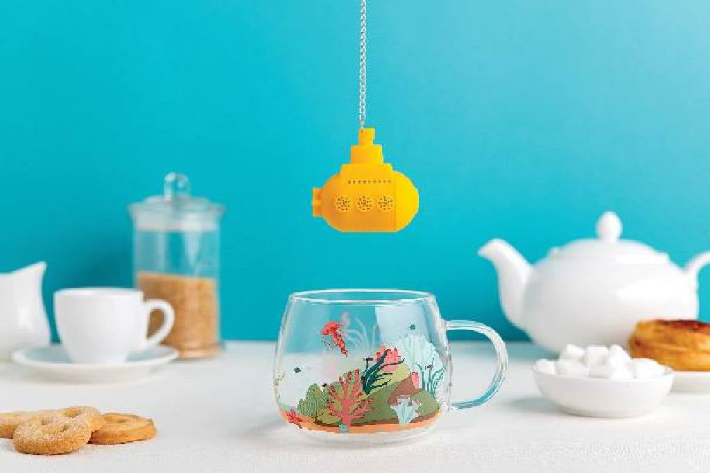 Ototo theefilter onder de thee geel