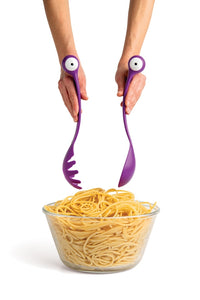 Ototo Pastalepel & opscheplepel Pasta Monsters - Paars