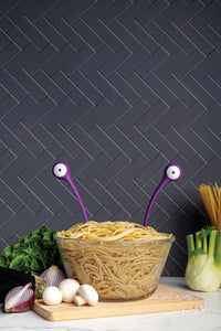 Ototo Pastalepel & opscheplepel Pasta Monsters - Paars