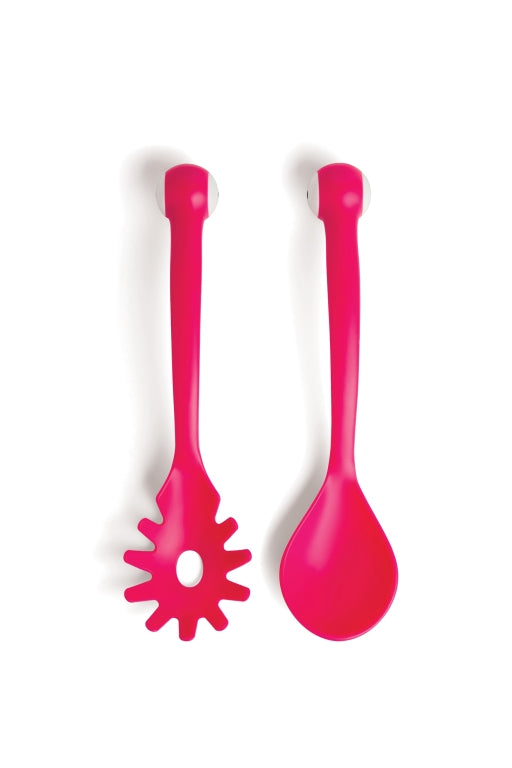 Ototo Pastalepel & opscheplepel Pasta Monsters - Roze