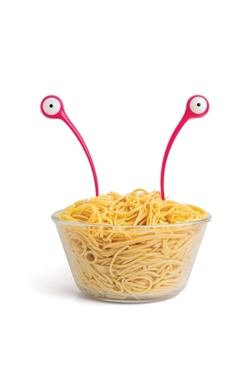 Ototo Pastalepel & opscheplepel Pasta Monsters - Roze