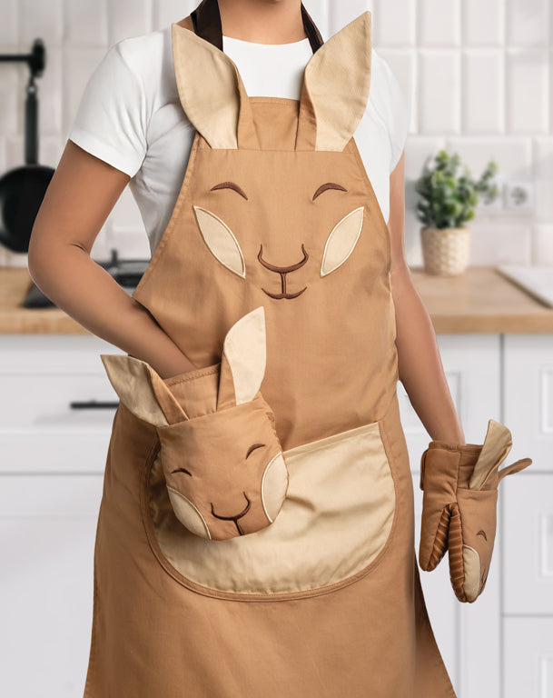 Ototo Kitchen Apron and Oven Mitts Aproo