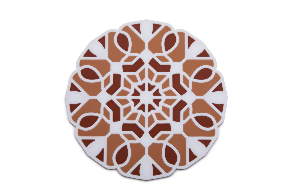 Peleg Design Onderzetter TriveTile set van 3 - Bruin