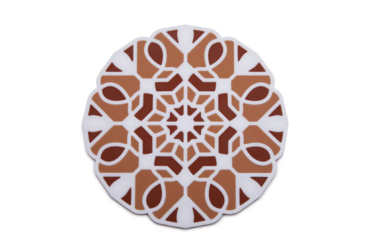 Peleg Design Onderzetter TriveTile set van 3 - Bruin