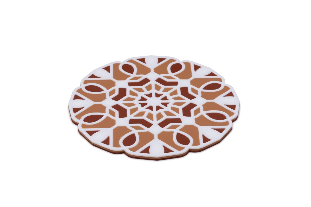 Peleg Design Onderzetter TriveTile set van 3 - Bruin