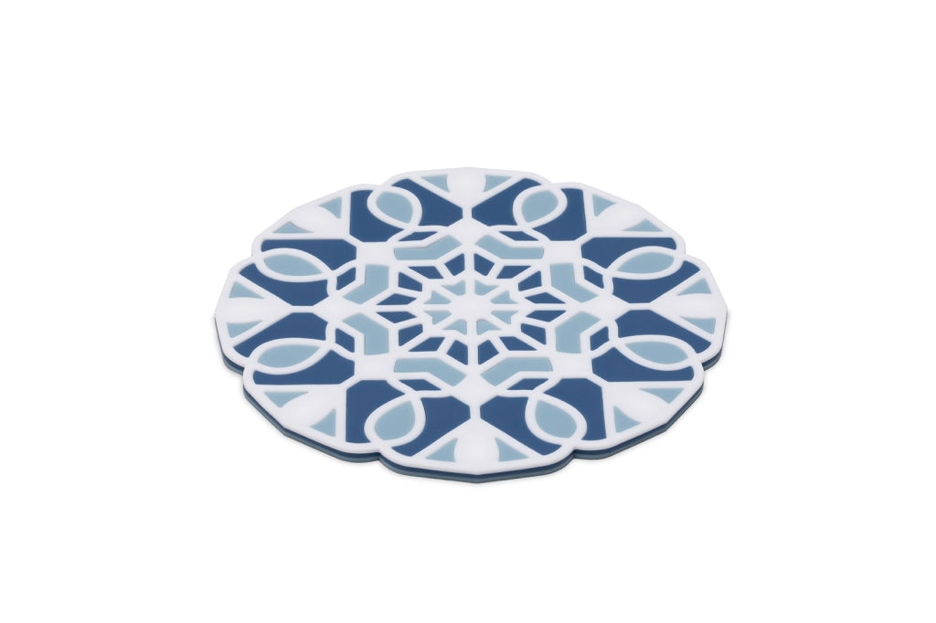 Peleg Design Onderzetter TriveTile set van 3 - Blauw