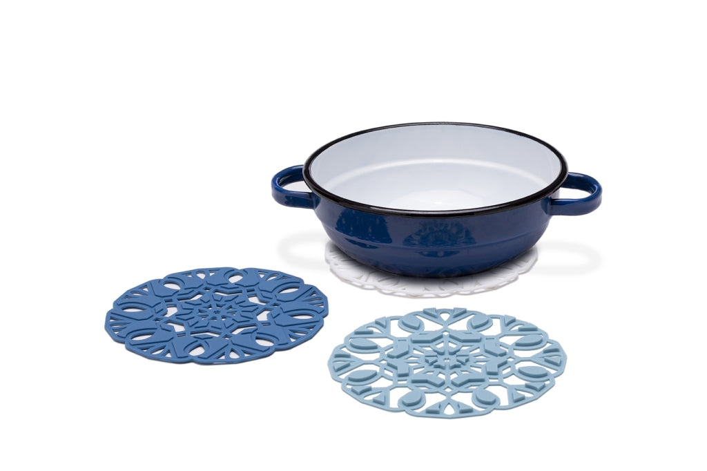 Peleg Design Onderzetter TriveTile set van 3 - Blauw