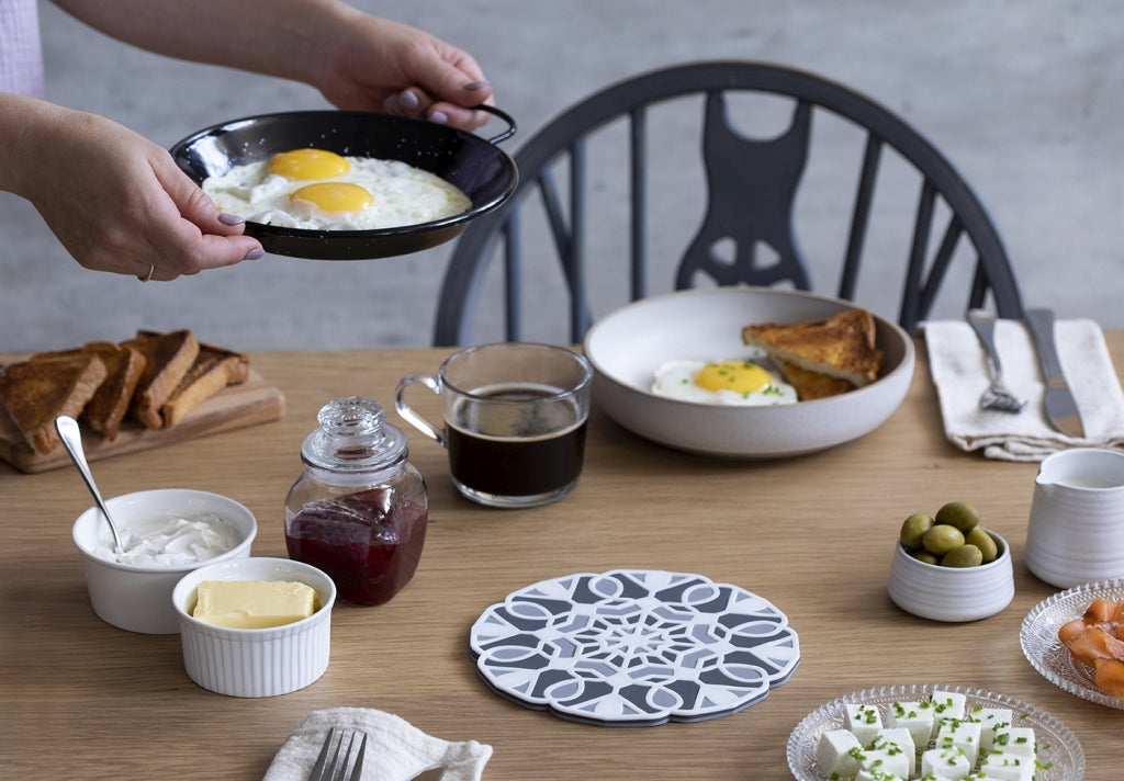 Peleg Design Onderzetter TriveTile set van 3 - Grijs