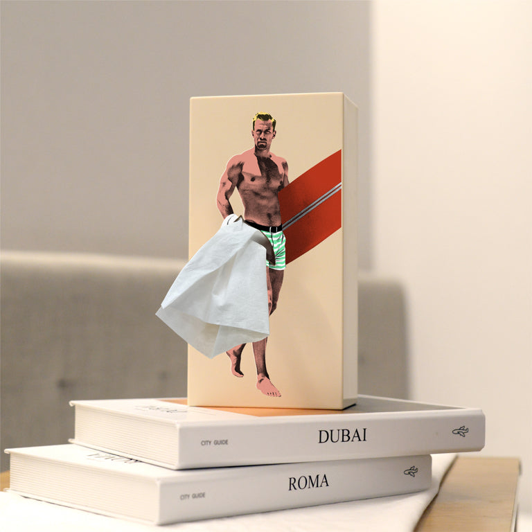 Spextrum Tissue Holder Tissue Up Boy - Beige