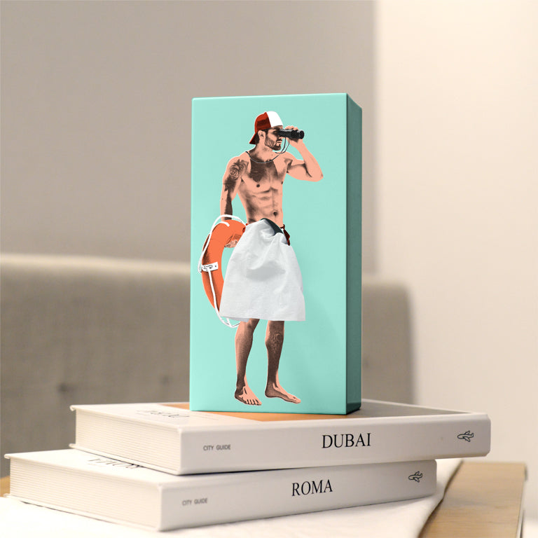 Spextrum Tissue Holder Tissue Up Boy - Blue