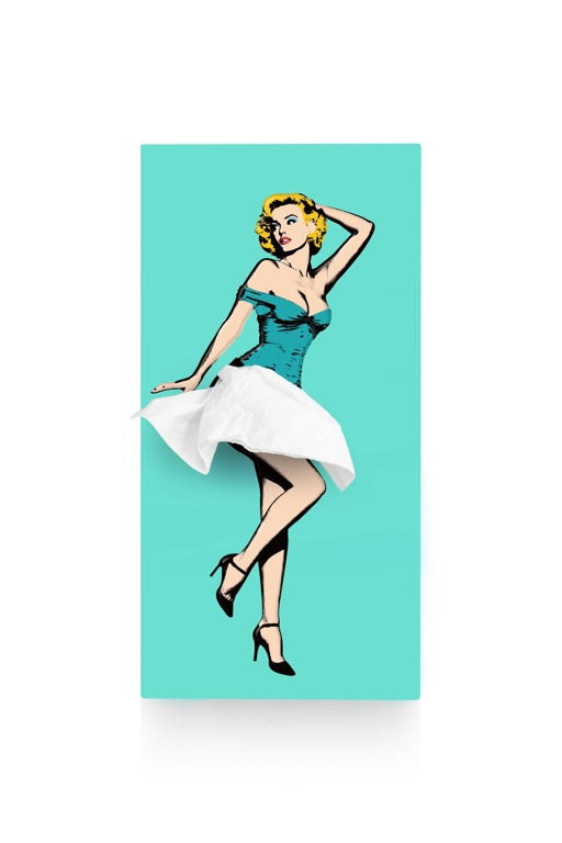 Spextrum Tissuehouder Tissue Up Girl - Hemelsblauw