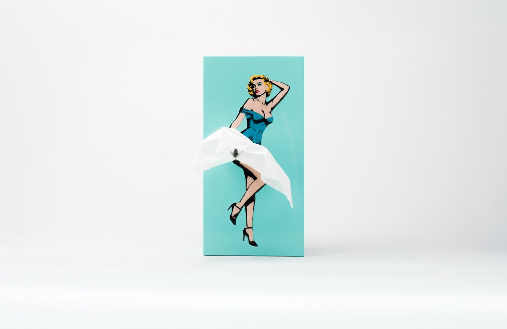 Spextrum Tissuehouder Tissue Up Girl - Hemelsblauw