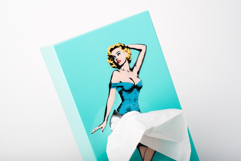 Spextrum Tissuehouder Tissue Up Girl - Hemelsblauw