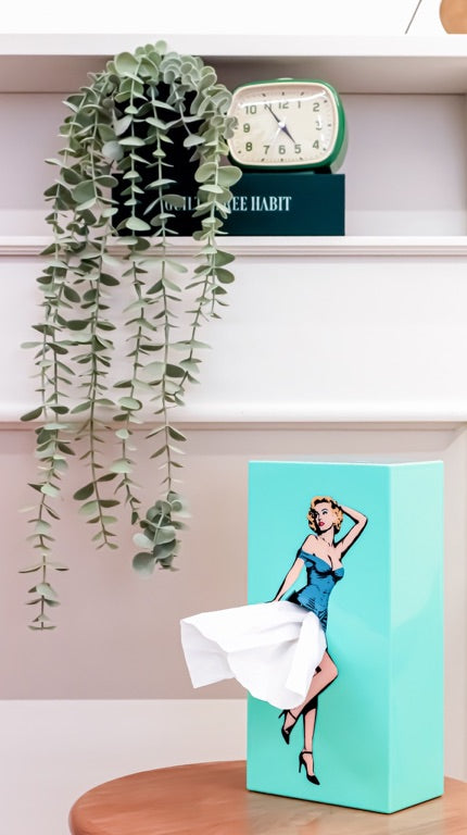 Spextrum Tissuehouder Tissue Up Girl - Hemelsblauw