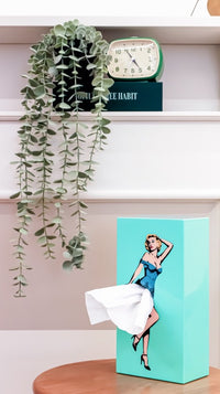 Spextrum Tissuehouder Tissue Up Girl - Hemelsblauw