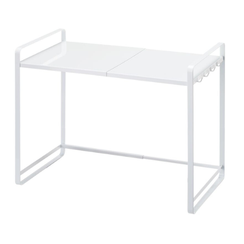 Yamazaki Uitschuifbare aanrechtorganizer - Toren - wit