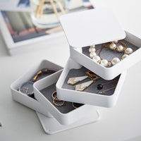 Yamazaki Tower Sieradenorganizer vierkant 4-laags - Wit