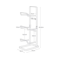 Yamazaki Tower Aufbewahrungsregal für Fitnesszubehör – Schwarz