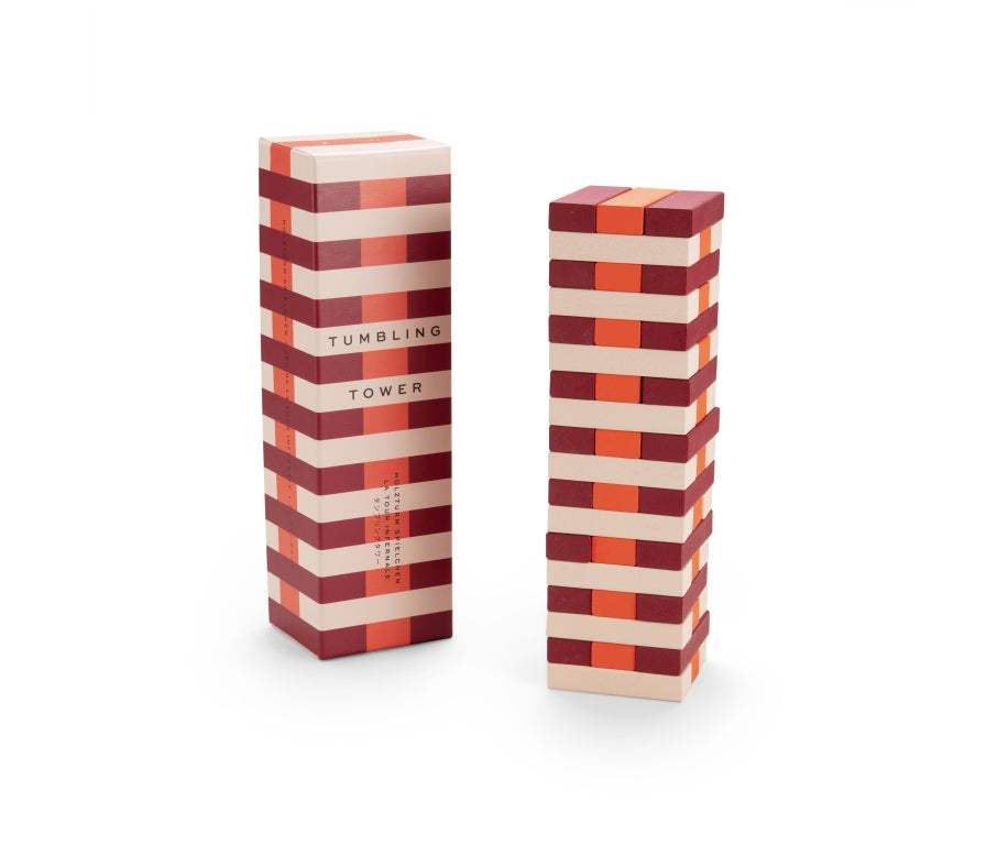 Printworks Spiel – Tumbling Tower – Rot/Orange