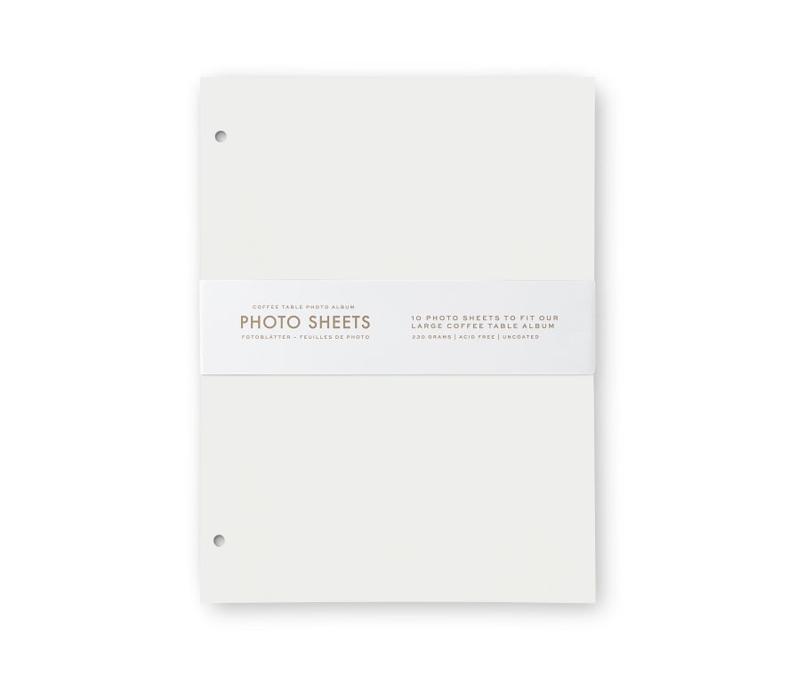 Printworks Fotoalbum Large navulpapier 10 vellen - Wit