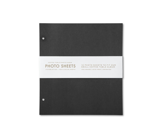 Printworks Fotoalbum Small navulpapier 10 vellen - Zwart