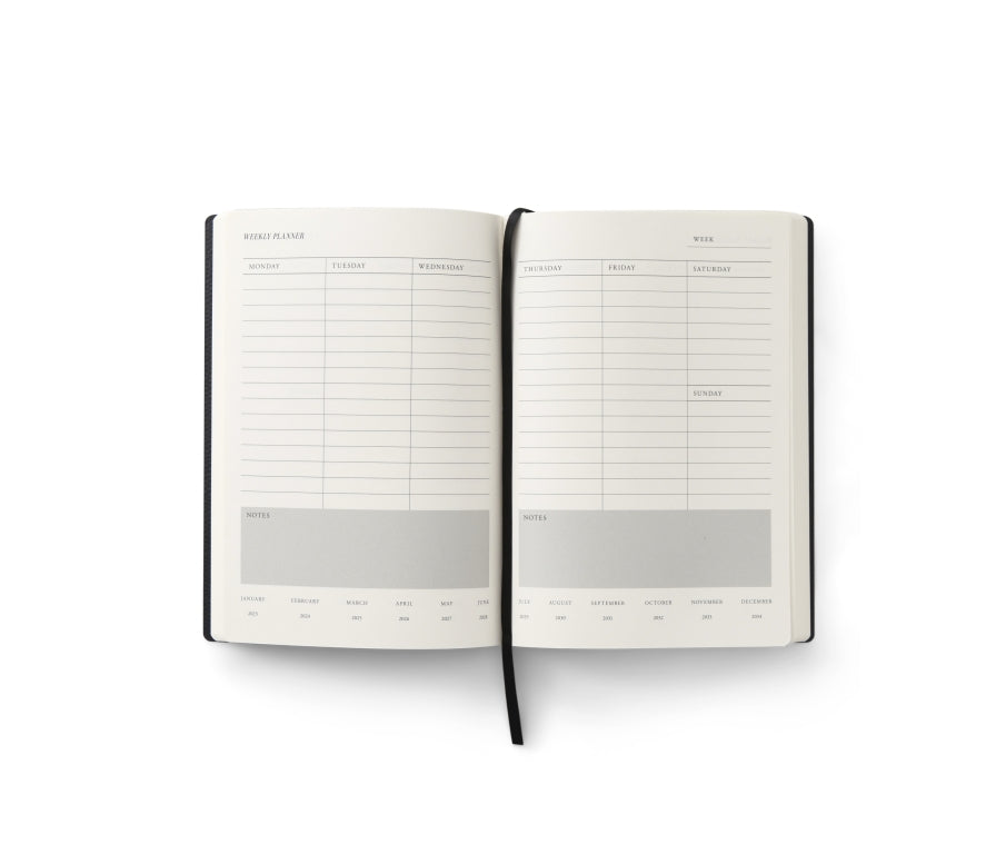 Printworks Weekplanner - Tijdloos - Zwart