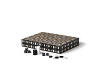 Printworks Game - Backgammon Lacquered - Black